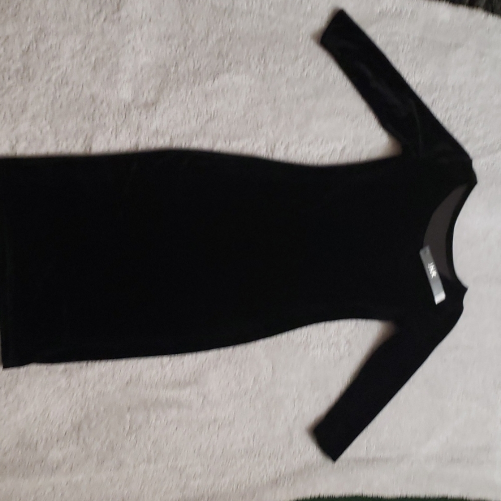 Velvet black dress